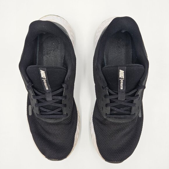 Nike Revolution 5 Men's Running Shoes Black White BQ3204-002 Size 9.5 - Picture 11 of 16
